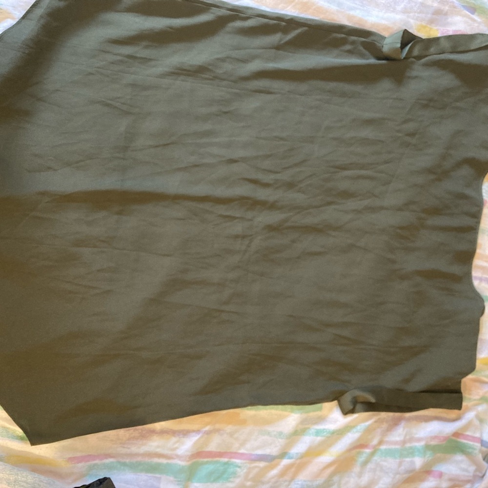 Olive Green Sleeveless Top